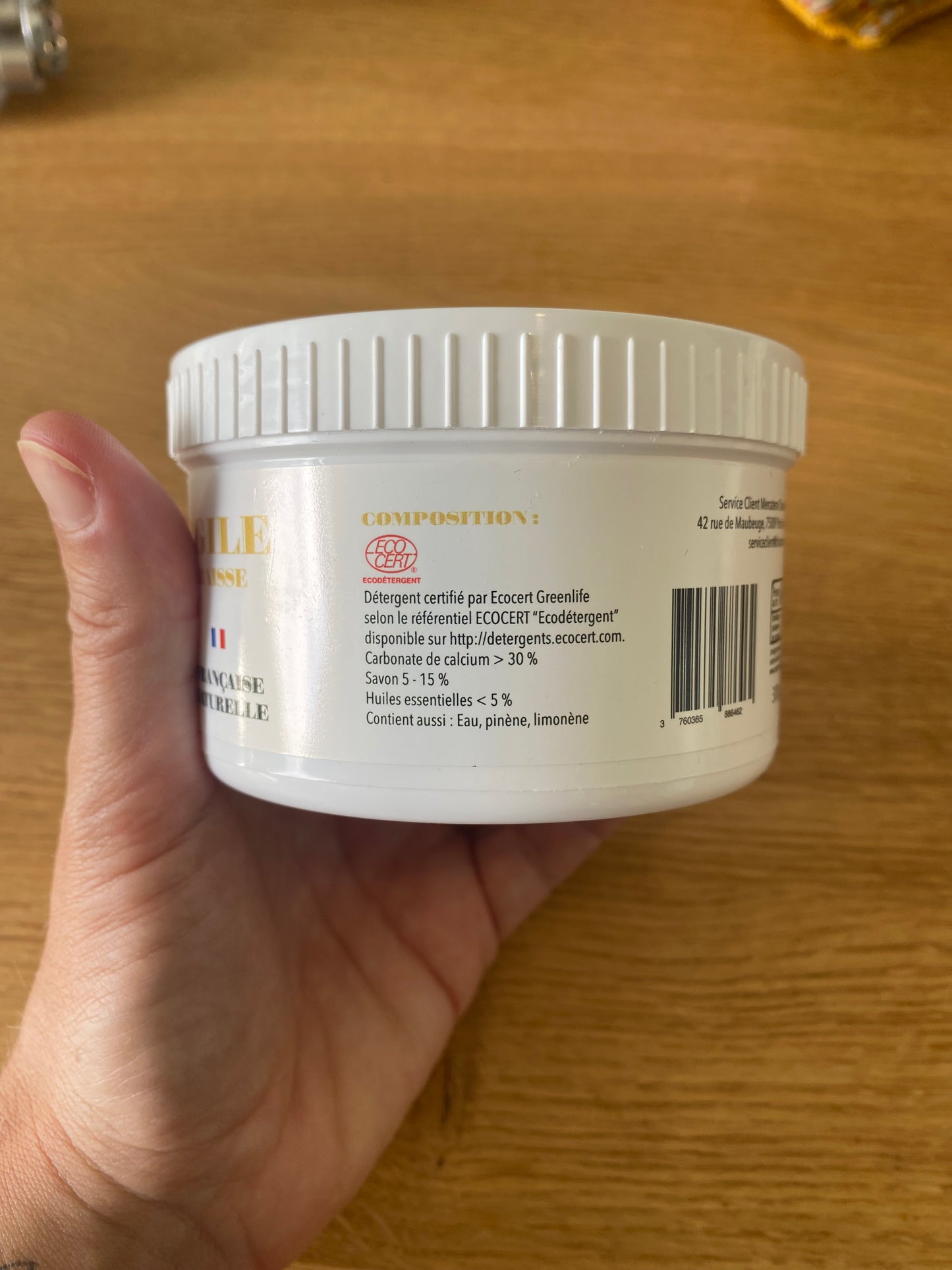 Pierre d'Argile Chamarrel Citron Nettoyant universel Ecocertifié