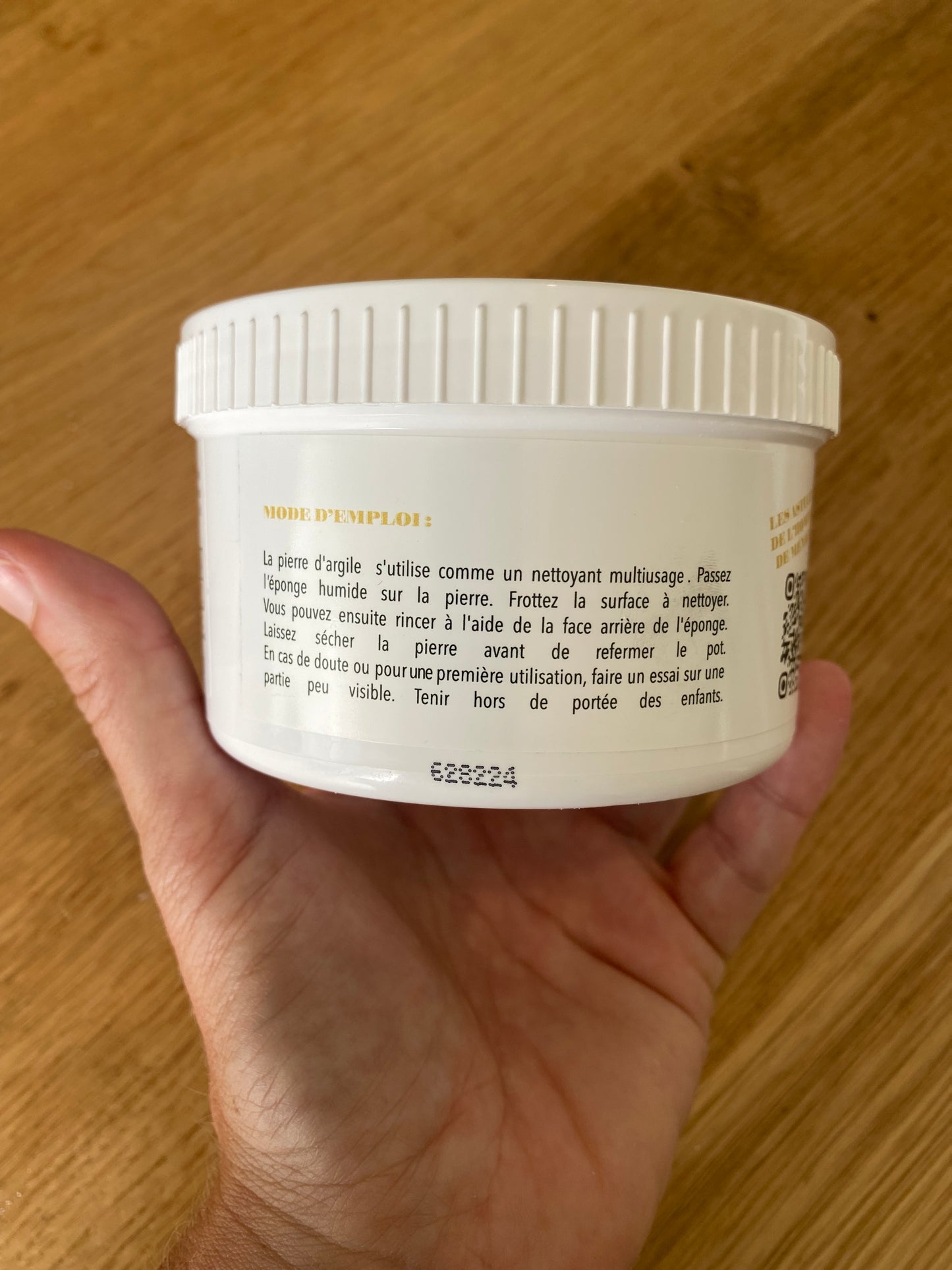 Pierre d'Argile Chamarrel Citron Nettoyant universel Ecocertifié