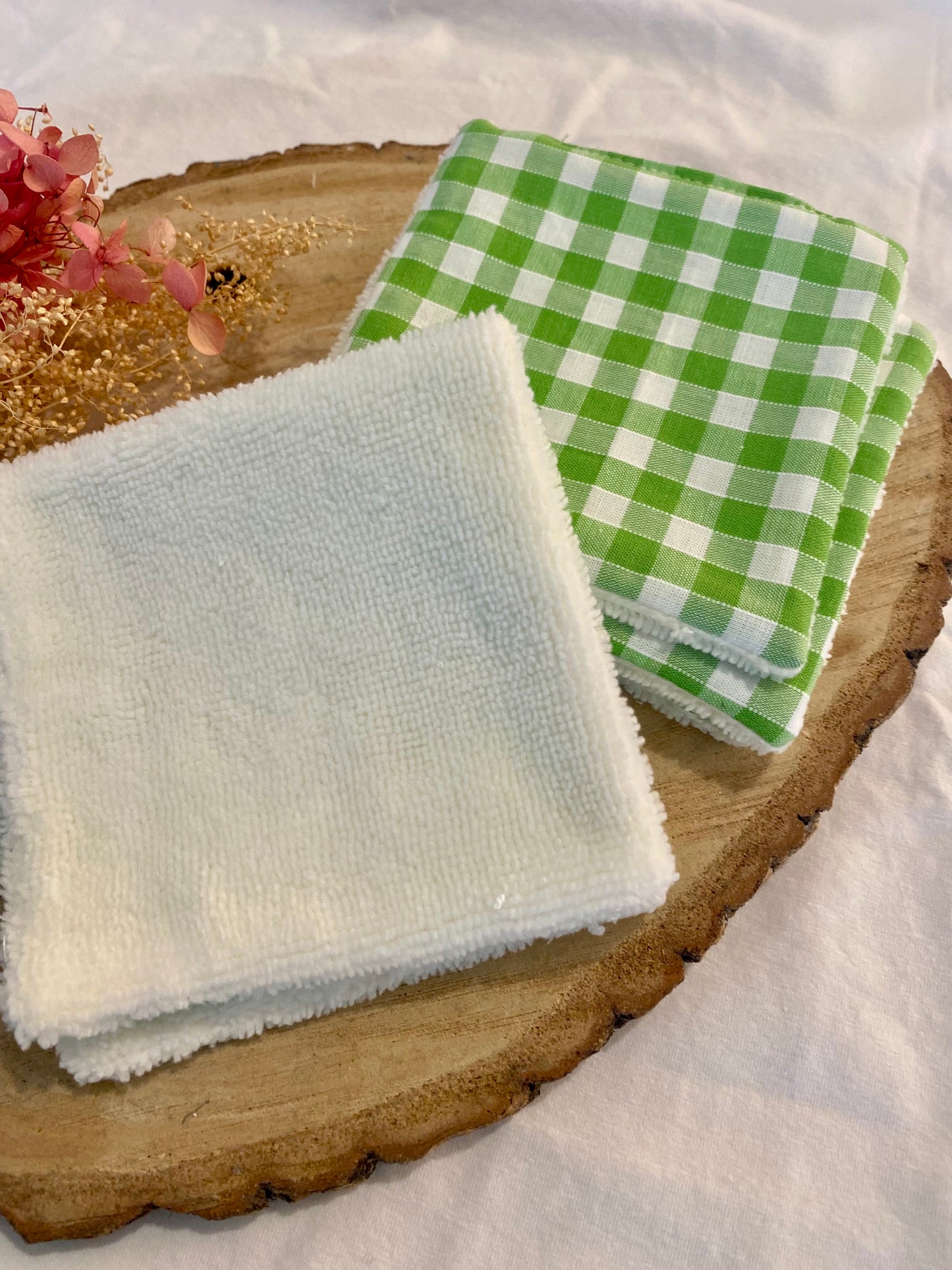 Lot de lingettes lavables