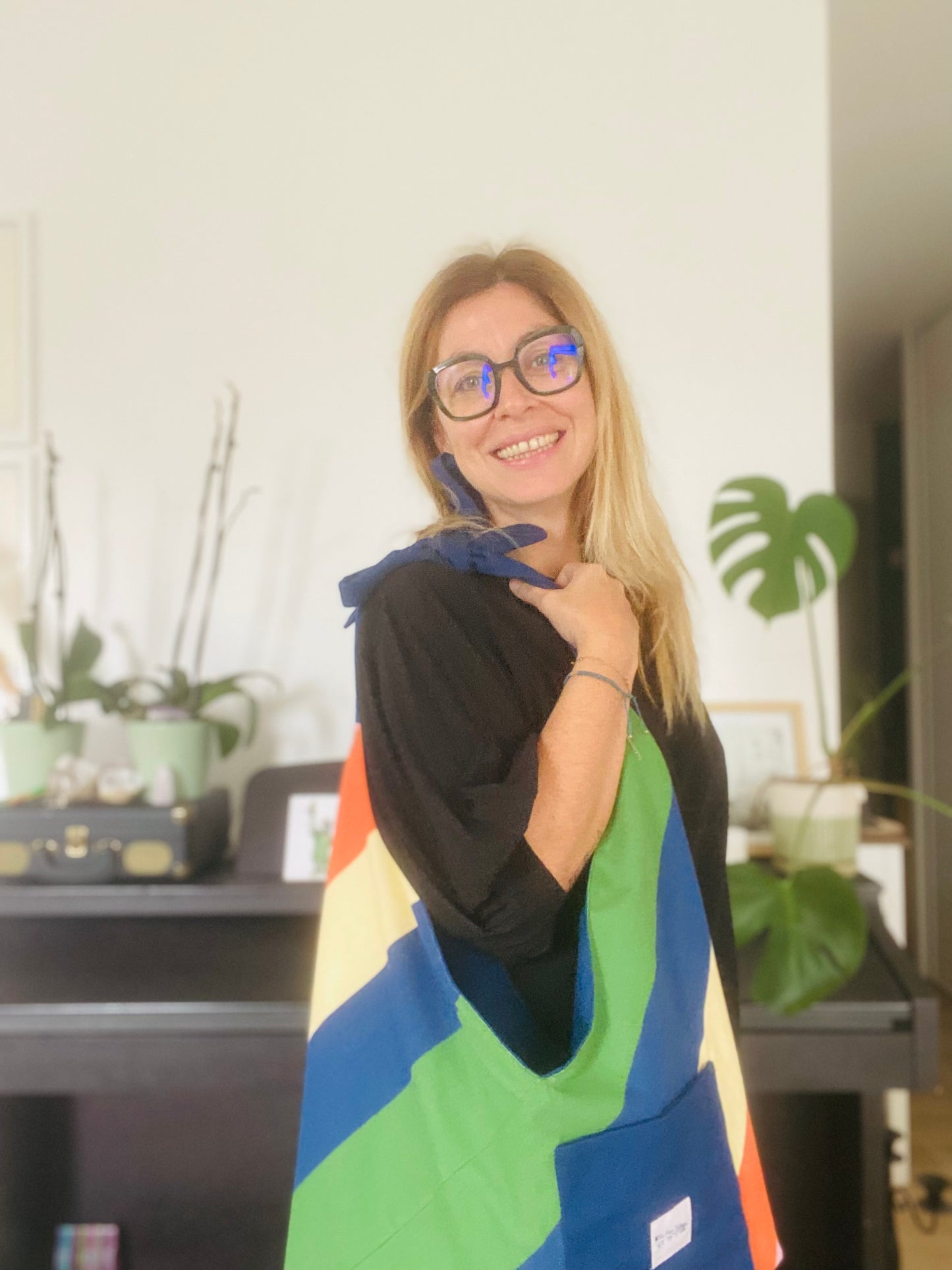 Tote bag origami réversible