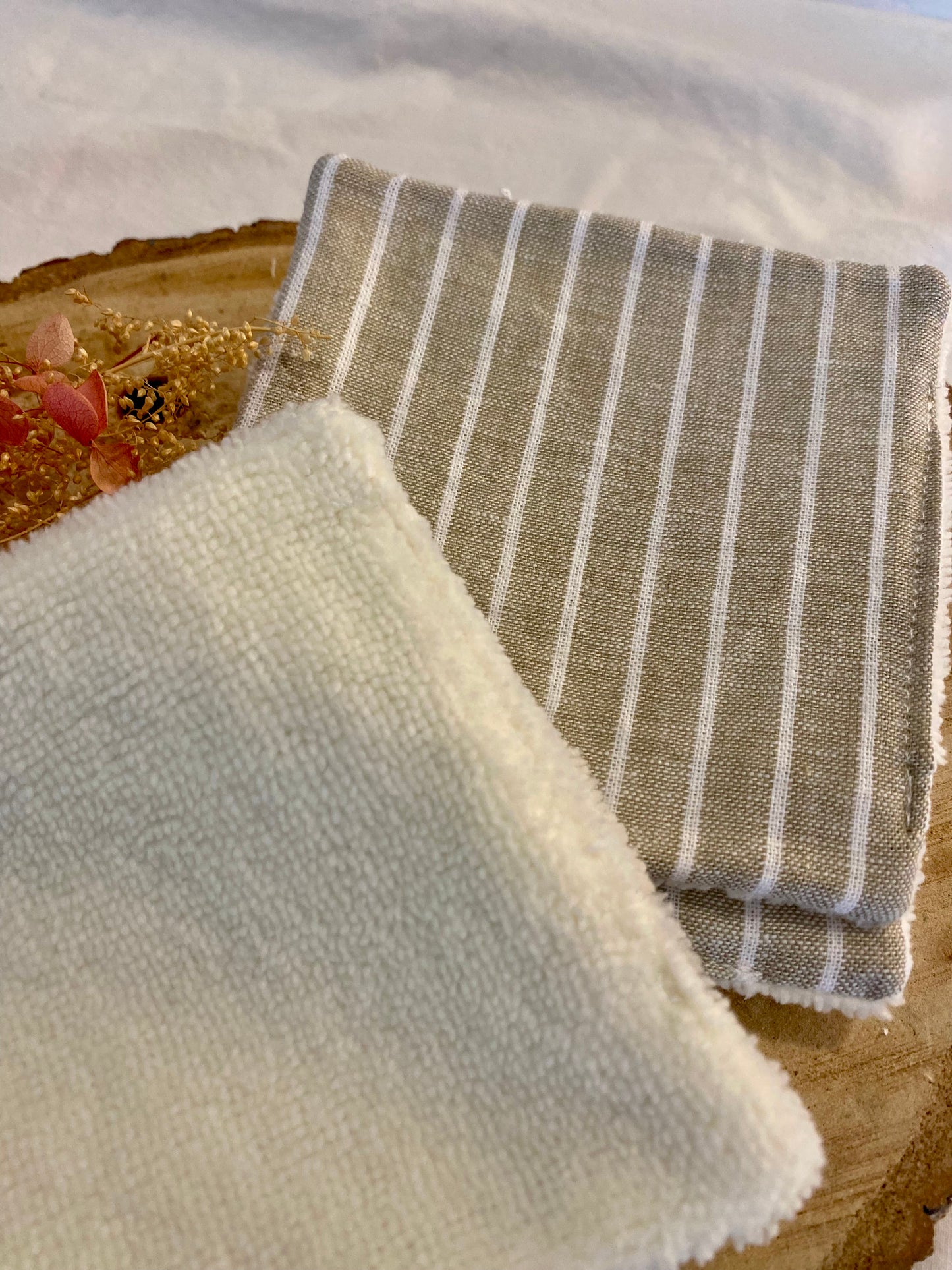 Lot de lingettes lavables