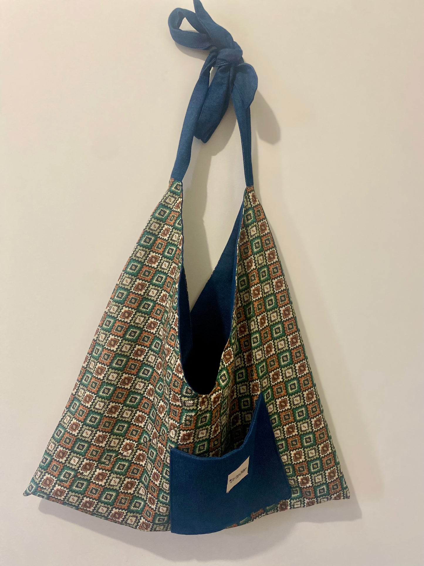 Tote bag origami réversible