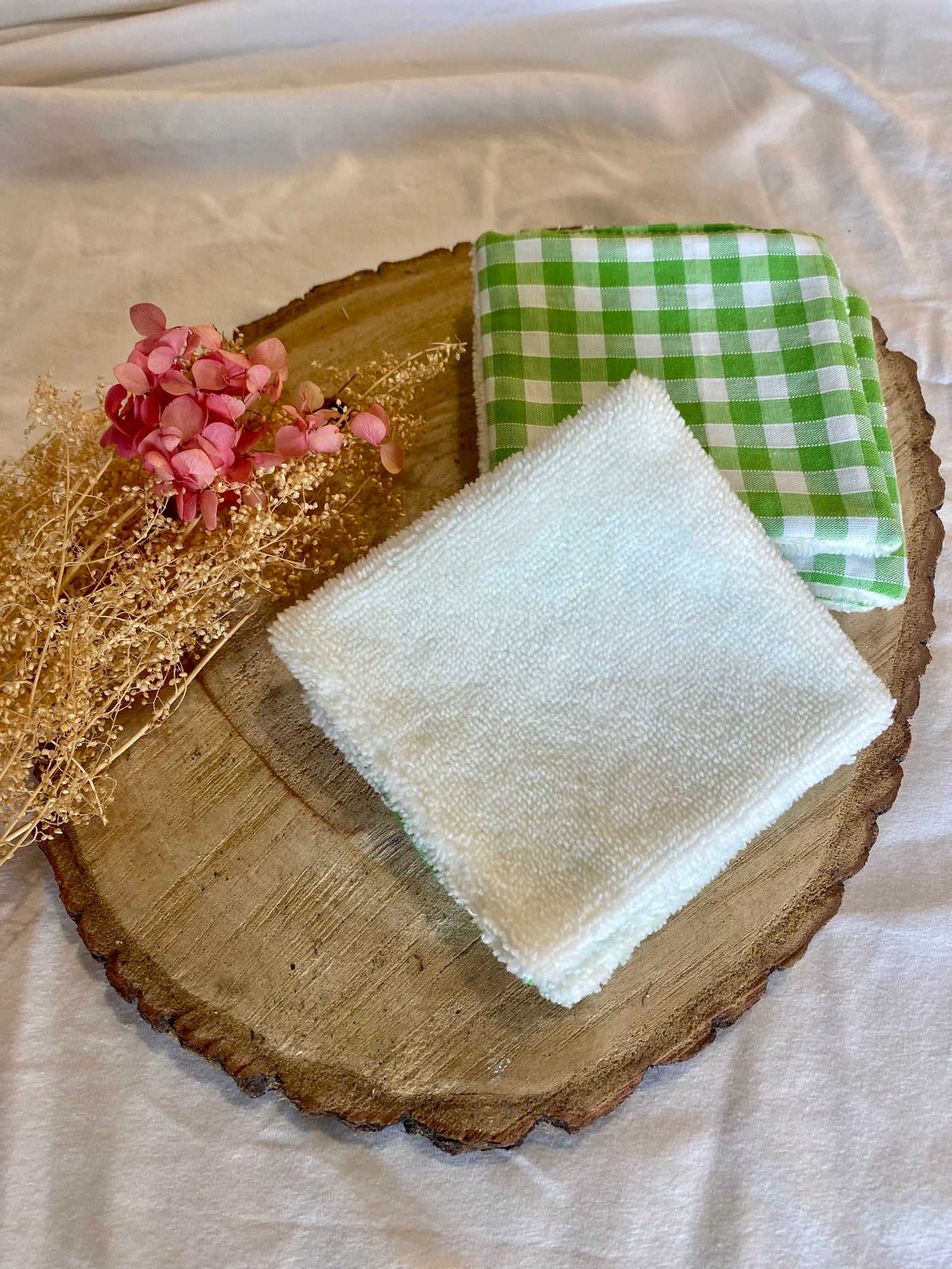 Lot de lingettes lavables