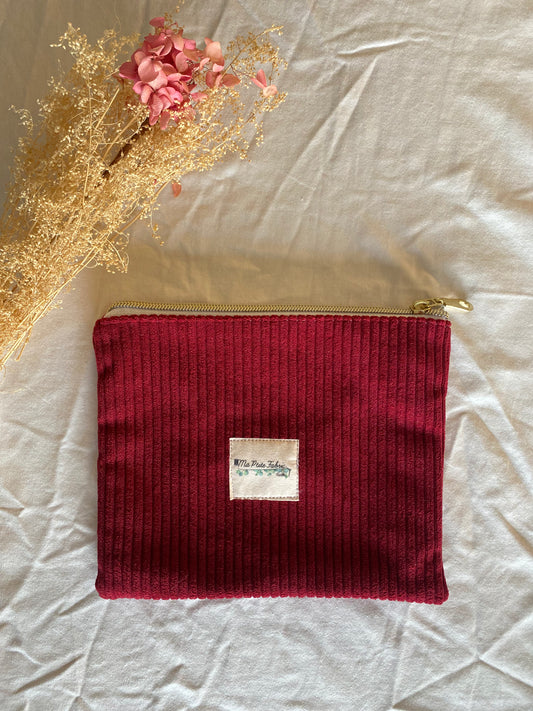 Grande Pochette en velours