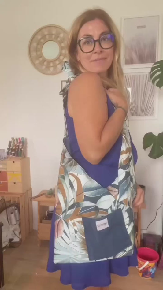 Tote bag origami réversible